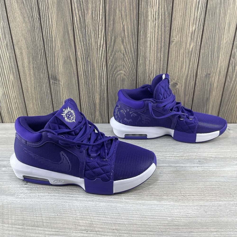 Nike LeBron Witness 8 Purple Basketball Shoes Men Size 10.5 FB9944-500 Sneaker